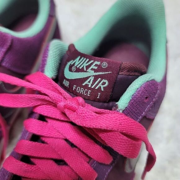 Nike Air Force 1 Cherry Wood Purple & Pink Sneakers (Unisex) - Picture 4 of 12